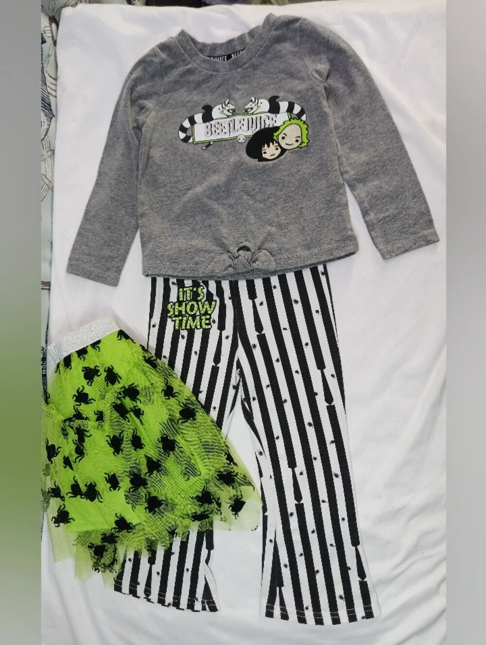 Beetlejuice 3pc Outfit / Size 2T